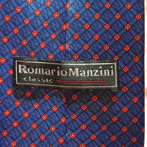 Romario Mancini Classic Men’s Tie - Picture 3 of 3
